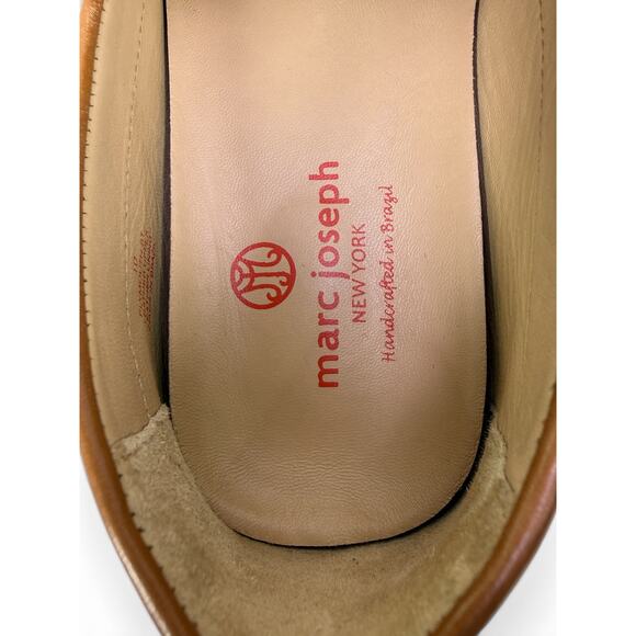 Marc Joseph Plymouth Driver Loafer Mens 10 Brown Nappa Leather Slip On‎ Moccasin